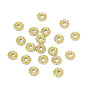 Rack Plating Alloy Spacer Beads, Wreath
