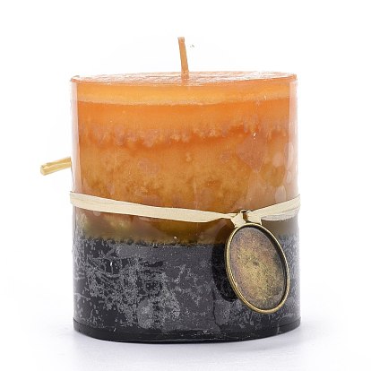 Column Shape Aromatherapy Smokeless Candles, with Box, for Wedding, Party, Votives, Oil Burners and Home Decorations