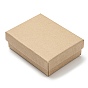Картонные коробки для упаковки ювелирных изделий, с губкой внутри, для колец, маленькие часы, , Серьги, , прямоугольные
