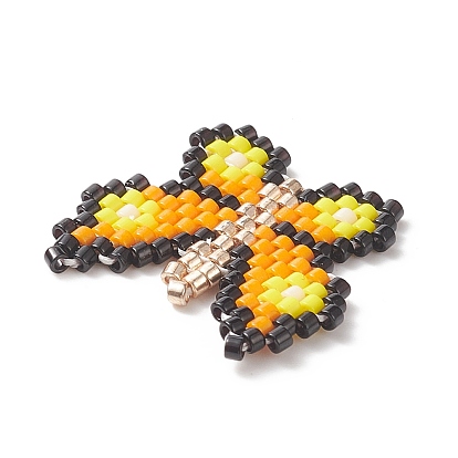 3Pcs 3 Color Handmade MIYUKI Seed Beads, Loom Pattern, Butterfly
