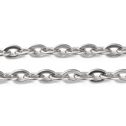 201 collar de cadena de cable de acero inoxidable para hombres y mujeres