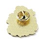 Flower Holy Vase Virgo/Scorpio/Leo/Cancer Enamel Pins, Golden Zinc Alloy Brooch for Backpack Clothes, Constellation Theme Badge for Women