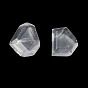 Perlas de cristal de cuarzo natural, cuentas de cristal de roca, sin agujero / sin perforar, facetados, pepitas