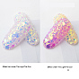 Laser Shining Nail Art Glitter, Manicure Sequins, DIY Sparkly Paillette Tips Nail
