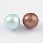 Perlas redondas de perlas de imitación de plástico abs, teñido, ningún agujero, 8 mm, sobre 1500 unidades / bolsa