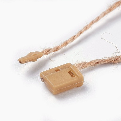 Jute Twine, with Seal Tag, Plastic Hang Tag Fasteners