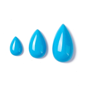 Synthetic Turquoise Cabochons, Teardrop