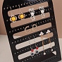 7-Tier 126-Hole Acrylic Earring Organizer Display Stands, Jewelry Holder for Earring Storage