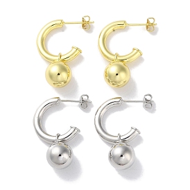 Rack Plated Brass Studs Earring, Long-Lasting Plated, Lead Free & Cadmium Free