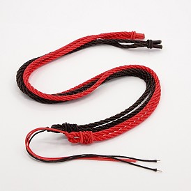 Braided Nylon Cord Necklace Making, 640x3mm