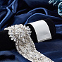 Fingerinspire Crystal Rhinestone Wedding Dress Belt, Flower Bridal Belt