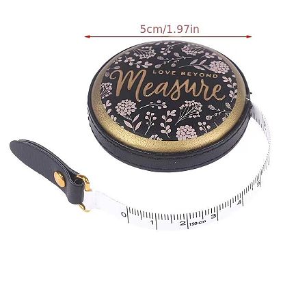 PU Soft Tape Measures, Retractable Measuring Tool, for Body, Sewing Craft