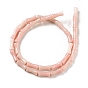 Natural Pink Opal Beads Strands, Column