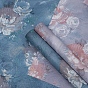 Крафт-бумаги, букет цветов оберточная бумага, свадебное оформление, цветочным узором