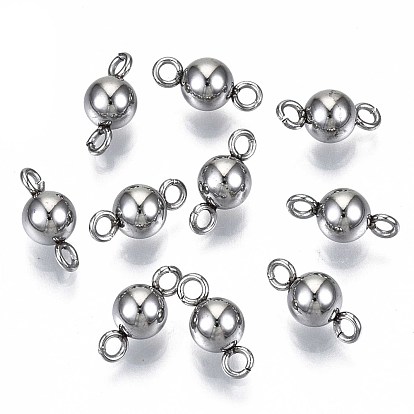 201 Stainless Steel Links Connectors, Round