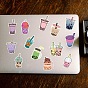 Красочные пузырьковый чай жемчужный чай с молоком наклейки, стикеры тумблеры, виниловые водонепроницаемые наклейки, для бутылок с водой ноутбук телефон украшение для скейтборда