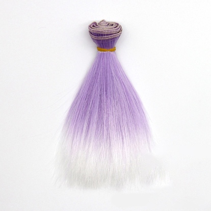 Высокотемпературное волокно длинные прямые волосы ombre прическа кукла парик волос, для поделок девушки bjd makings аксессуары