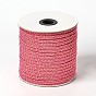 Trenzados hilos de tela cordones para la toma de pulsera, 6 mm, sobre 50 yardas / rodillo