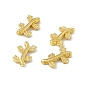 Brass Connector Charms, Cadmium Free & Lead Free, Leaf Links