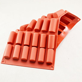 Силиконовые формочки для выпечки, с 30 полостями геометрической формы, многоразовый производитель форм для выпечки, для изготовления помадных шоколадных конфет
