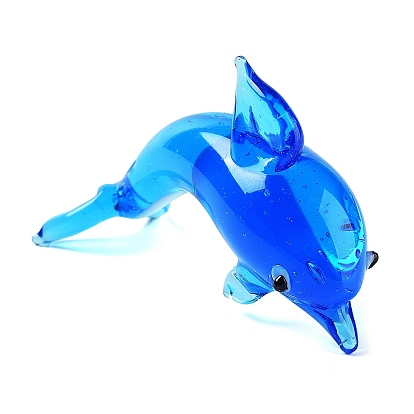 3d dauphin décoration d'affichage en lampadaire fait à la main, pour la décoration