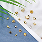 PandaHall Elite CCB Plastic Beads, with Iron Rhinestone Spacer Beads, Mixed Shapes