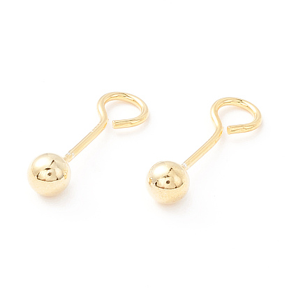 925 Sterling Silver Stud Earring Findings, Ball