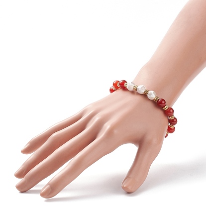 Bracelet extensible pierres précieuses naturelles et dzi, bijoux en pierres précieuses pour femmes