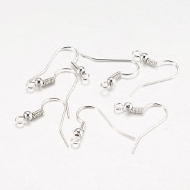 Iron Earring Hooks, Nickel Free