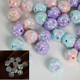 Luminous Acrylic Beads, Glow in the Dark, Nuggets