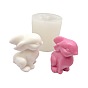 Rabbit DIY Candle Silicone Molds, Resin Casting Molds, For UV Resin, Epoxy Resin Jewelry Making