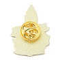 Pin de esmalte de tema mágico, Broche de aleación de zinc dorado claro para ropa de mochila