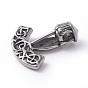 316 Surgical Stainless Steel Pendants, Thor's Hammer