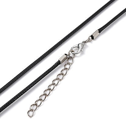 2Pcs 2 Style Alloy Split Heart Matching Pendant Necklaces Set, Word Best Friends Necklaces with Imitation Leather Cords