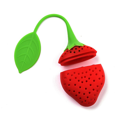 Silicone Tea Infuser, Strawberry Creative Fruit Tea Strainer, for Tea Lovers