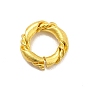 Brass Open Jump Rings, Twist Ring