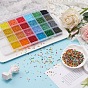 22400Pcs 28 Colors 12/0 Glass Seed Beads, for DIY Jewelry Making, Round