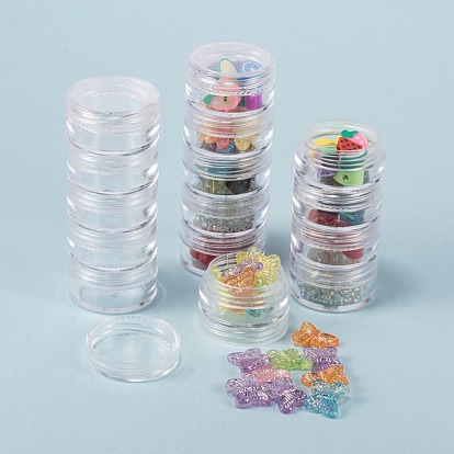 Plastic Bead Storage Containers, 8.5x19x3.5cm