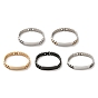 304 Stainless Steel Bracelets, Watch Band Men's Bracelets, Mixed Style, 200~210x10~14mm