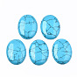 Synthetic Turquoise Cabochons, Oval