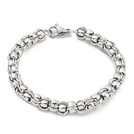 304 Stainless Steel Byzantine Chain Bracelet