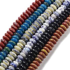 Handmade Lampwork Beads, Rondelle