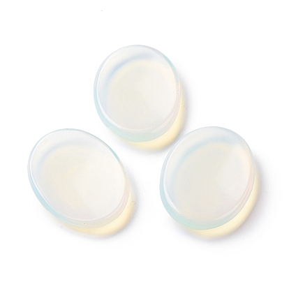 Oval Opalite Thumb Worry Stone for Anxiety Therapy