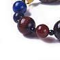 Natural & Synthetic Gemstone Beaded Stretch Bracelets