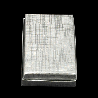 Valentines rectangle jour présente paquets carton ensemble de bijoux boîtes, pour les colliers, boucles d'oreilles et bagues, 90x65x28mm