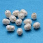 Perles de culture d'eau douce naturelles de grade b, gentil pour la création de boucle d'oreille en Fête des Mères, riz, blanc, 10~12x8~9x8~9mm, Trou: 2mm