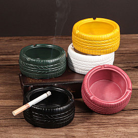 Resin Ashtray, Home Office Tabletop Decoration, Tyre