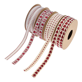 Ruban polyester, décoration de garniture de ruban de chandail fait main, pour le bricolage, forfait