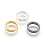 Brass Bead Frames, Long-Lasting Plated, Lead Free & Cadmium Free & Nickel Free, Ring, Matte Style