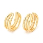 Brass Cuff Earrings, Split Earrings for Non Piercing, Long-Lasting Plated, Lead Free & Cadmium Free